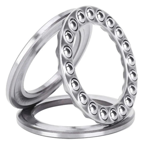 Low Noise 51108 Plane Axial Thrust Bearing Replacement For High Load Machinery And Equipment Durable Quiet Bearing For Fast Operation Installation And Maintenance shown in silver metal structure