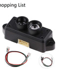 TFmini-S LiDAR Sensor 0.1-12 Meters Distance Measurement Single Point Ranging Module with wiring for drones and bots