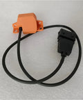 Top Notch Heavy Duty Excavator and Forklift Speed Sensor Encode Part Number 7915496308 with orange housing and black cable.