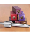 Heavy Duty Pen Milling Kit With All In One Seven Piece Barrel Trimming Setup Includes Steel Cutter Hex Wrench Adapter And Compatible Pilot Shafts For Fast Crafting Projects with steel cutter and colorful wood blanks.