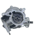 Premium Brake Vacuum Pump With Cycling Stabilizer For Audi A4 2009 To 2016 from the side showing steel construction and mounting points.