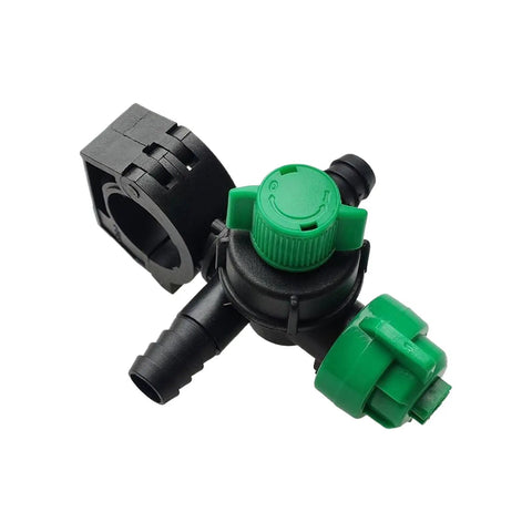 Wide Angle Garden Sprinkler Nozzle With Triple Rotating Fan Head Easy Adjustable Watering Spray For Lawn And Garden Greenhouse Outdoor Yard Farm Irrigation Rust Resistant PP Material