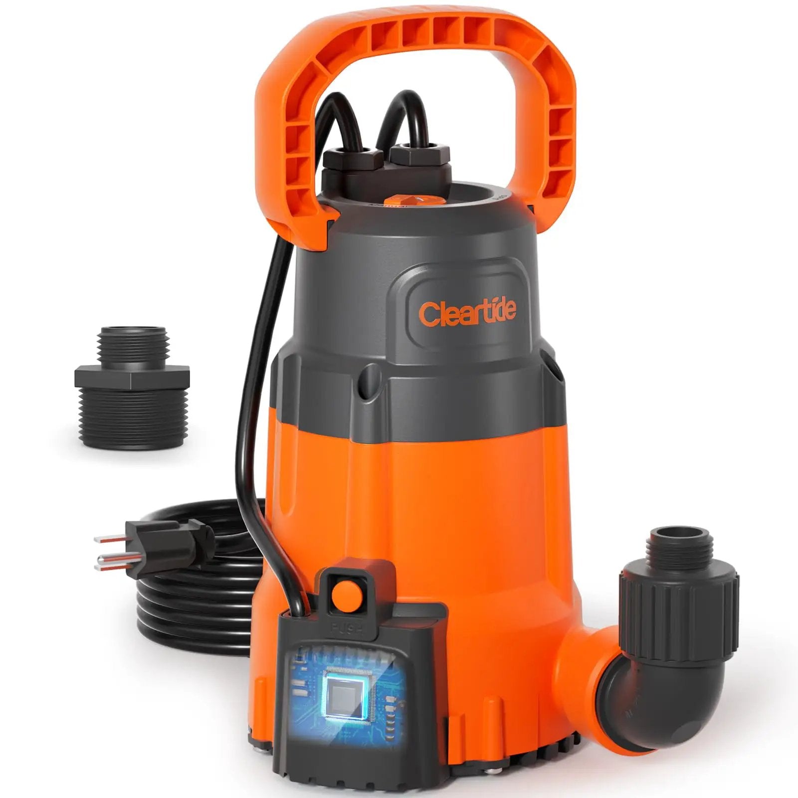 Submersible Sump Pump With Smart Sensor, 2790 GPH