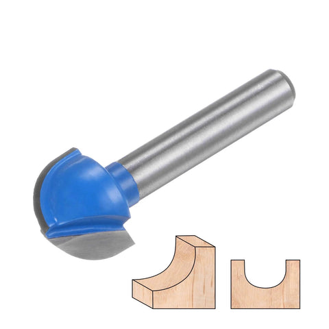 Round Nose Router Bit With Five Eighth Inch Cutting Diameter And One Quarter Inch Shank Pro Grade Cemented Carbide Cove Box Cutter