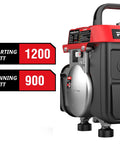 Ultra Lightweight 1200W Gas Powered Portable Generator For Camping Tailgating And Outdoor Use 71cc 2 Stroke Single Cylinder 39 Lb