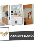 Vintage Butterfly Cabinet Knob Drawer Pull For Cabinets And Furniture Retro Metal Hardware For Wardrobe Dresser Cupboard
