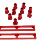 10 Pack Bench Dogs Non Slip Clamps For Woodworking, Heavy Duty Aluminum Alloy, Anodized, Rock Solid Workbench Stops, 20mm Diameter