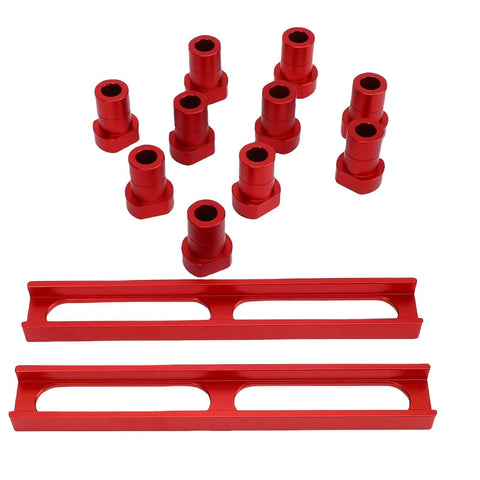 10 Pack Bench Dogs Non Slip Clamps For Woodworking, Heavy Duty Aluminum Alloy, Anodized, Rock Solid Workbench Stops, 20mm Diameter