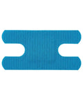 Top Shelf Blue Knuckle Bandages Featuring Internal Metal Detectors Designed For Food Industry High Visibility Nonstick Pads. 1.5x3 inch blue bandage.
