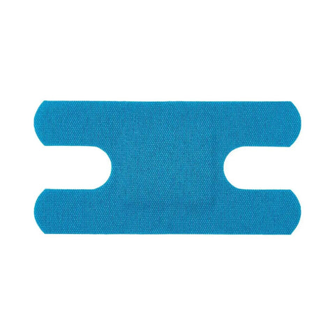 Top Shelf Blue Knuckle Bandages Featuring Internal Metal Detectors Designed For Food Industry High Visibility Nonstick Pads. 1.5x3 inch blue bandage.