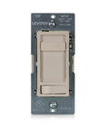 Super Smooth Glide Flicker Free LED Dimmer Wall Switch For 150 Watt Leds Halogen And Incandescent Fixtures Light Almond front view