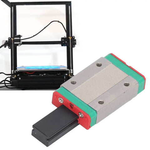 High Precision Linear Rail Slider for 3D Printers with Ultra Smooth Motion and Rock Solid Ball Bearings Installed View