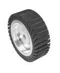 6 Inch Expander Rubber Wheel for Bench Grinder with Stable Contact, beefed up fit, 150mm size, durable rubber mount.