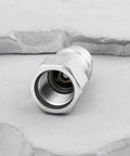Two Pack Beefy Tractor Hydraulic Oil Quick Connectors Male Head AW32184 For John Deere 1023E 1025R 1026R 2025R 2032R 2036 Replacement Leak Free Quick Couplings, silver metal