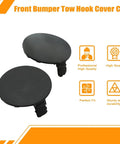 Left And Right Front Bumper Tow Hook Cover Caps For Toyota RAV4 2013 2014 2015 2 Pack Replacement Tow Eye Covers