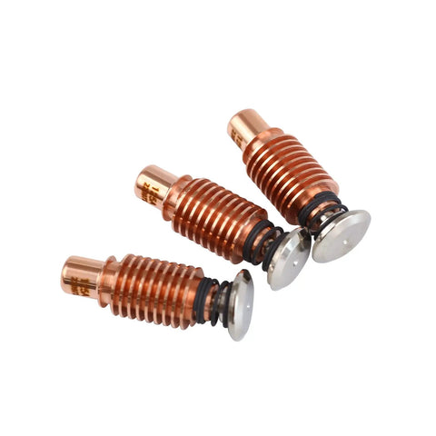 Copper components from 20Pcs 220971 And 20Pcs 220975 Electrodes 125A Nozzle Tips Kit For PMX125 Plasma Cutter Consumables