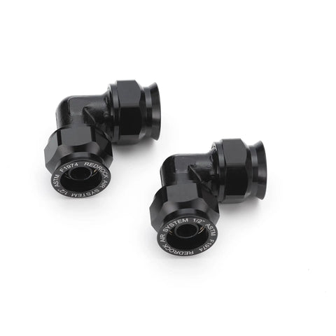 2 Pack 1/2 Inch Air System Piping Fittings Equal Elbow 90 Degree Heavy Duty Leak Proof Air Compressor Fittings For 1/2 Inch 16mm OD
