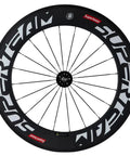 88mm Carbon Clincher Fixed Gear Wheelset With 23mm Width For Single Speed Bikes, Lightweight 2170g Per Pair, Toray T700 Fiber, EN Quality Tested, Black Finish, Ride Ready And Beefy.