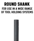 3/8 Inch 24 Tpi High Speed Steel Tap And Drill Bit Kit With Black Oxide Coating round shank for tool holding systems