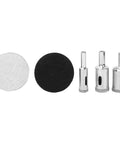 7 Level Speed Controlled Mini Milling Lathe For Woodworking With Aluminum Alloy Base And Steel Drill Chuck, Versatile Polishing Grinding Drilling And Fine Detail Carving For Home Shop Projects accessories including polishing pads and drill bits