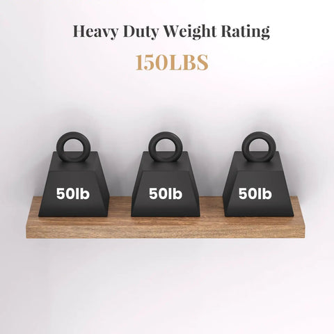 Heavy Duty Floating Shelf Brackets Set Features Hella Strong Hidden Wall Mount Hardware With Easy Peasy Drill Jig And All The Right Tools For A No Sweat Wood Board Install