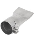 Stainless Steel 40mm Inner Diameter Heat Gun Nozzle Set For Replacement, flat wide mouth nozzle for welding.
