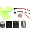 Components of Portable Mini Wind Generator For Emergency Power And Phone Charging With 60Hz Output 6V Voltage