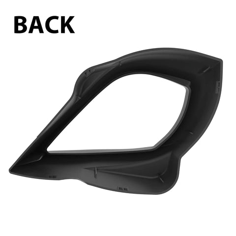 Back view of Left And Right Headlight Covers For Yamaha Raptor 700 YFZ 450 YFZ450R YFZ450X Raptor 250 350 Wolverine 450 350 ATV