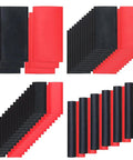 Beefed Up 74 Piece Heat Shrink Tubing Kit One And Three Quarter Inch One Half Inch And Three Eighths Inch 3 To 1 Shrink Ratio