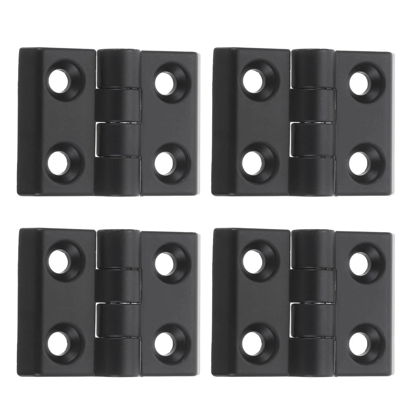 Mini Folding Cabinet Hinges - 4 Pack Zinc Alloy