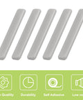 Heavy Duty Furniture Sliders Strips Roll Right Out On Carpet Or Hardwood Floor Sturdy Self Adhesive Glides in beige color.