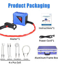 Kick Tough Hogtied Bolts Loose Fast With This Badass Flameless Induction Heater Removal Kit For Stuck Nuts Bearings Breaking Seized Fasteners In Seconds Safe Garage Essential That Hates Messy Solvents with packaging contents.