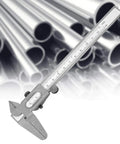 Dope Precision Metal Caliper Set 5 Inch 6 Inch Manual Vernier Caliper With Inch And Millimeter Readings For Inner And Outer Diameter Rugged Steel