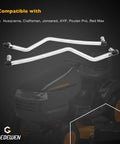 Adjustable LH RH Steering Drag Link Set For Lawn Mowers Heavy Duty Fits 436884 436885 And Compatible With Husqvarna Craftsman AYP Poulan Pro Jonsered Replaces 532436884 532436885 583513301 And 583513401, metal drag links on mower