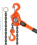 Beefy 6600 Lbs Capacity Lever Chain Hoist With 10 Ft Chain Come Along Double Pawl Brake And Upgraded Auto Chain Lead