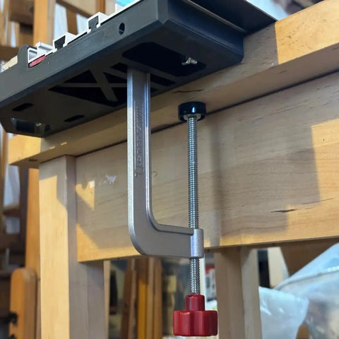 Premium Right Angle Guide Compatible With Milescraft Track Saw Sets Up Perfect Square Cuts Every Time And Fits Track Rail Systems Like A Charm for clamping to a workbench.