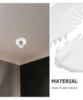 10 Pack Heavy Duty Plastic Fire Sprinkler Cover Plates Waterproof Escutcheon Ring Wall Mount Flange For Disc Heads Removable Or Nonremovable 2 48 In shown on ceiling