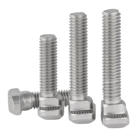 Top Shelf 20-Piece M5 T-Nuts And Bolts Assortment Kit For Aluminum Profiles Featuring durable nickel coating, carbon steel bolts.