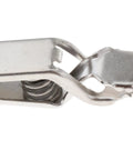 Close-up of metal clamp from Multifunction Fencing Epee Socket Kit EF 104 Compatible Durable Metal Clamp And Connector Cord For Epee Foil Helmets