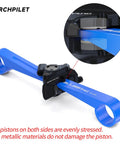 Bike Piston Press Tool For Disc Brakes, Brake Pad Spreader For Shimano And Other Brand Calipers, Blue, durable plastic