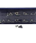Negative Rake Carbide Brake Lathe Bits For Ammco 1000 2002 3000 And Hunter BL500 BL505 10 Pack Replacement Cutting Tips in box