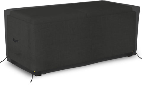 Rectangle Ottoman Cover For Outdoor Patio Furniture, Built to Last, Heavy Duty 12 Oz PVC Coated Polyester, Waterproof UV and Weather Resistant