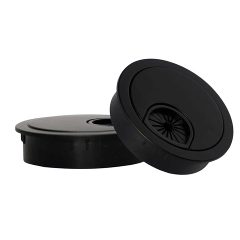 2.5 Inch Plastic Cable Grommet Desk Hole Cover For Wire Management And Cord Organization In Workstations And Tables Fits 60mm Hole ABS Durable Cable Routing Grommet
