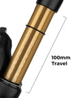 Beefy 20 Or 24 Inch Mountain Bike Suspension Air Fork with 100mm Travel Detail, 9mm Disc Brake Version Front MTB Fork