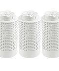 In-Ground No-Fuss All-In-One Compost Bin Kit, 3-Piece PVC Composter Tumbler Set for garden and yard waste recycling