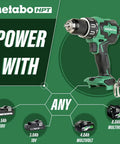 18V Cordless Brushless Driver Drill Tool Only With Built-In LED Light Half Inch Keyless All Metal Chuck 620 In-Lbs Torque