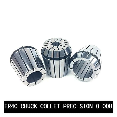 Heavy Duty ER Chuck Collet Set For Machine Lathe Milling Tool Holder High Precision Clamping Grip compatible with CNC Routers, 0.008 precision.