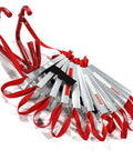 Emergency Escape Ladder For Two Stories 15 Foot Portable Fire Ladder With Wide Steps And V Center Support Foldable And Space Saving