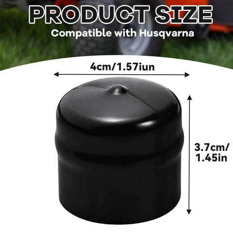 Say Bye To Wobbly Front Ends On Your Riding Mower With This Heavy Duty Bushing To Bearing Conversion Kit For Super Smooth Gliding And Trouble Free Yards Ahead, black cap with size details, compatible with Husqvarna.