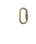 Oval carabiner for Torpedo Zip Line Trolley With 14 Inch Handlebar And Oval Carabiner For Teens Stainless Steel Dual Ball Bearing Wheels